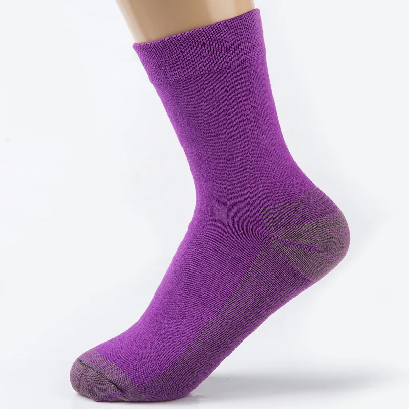 Wholesale Crew Women Cotton Floor Socks Hosiery Breathable Ladies Bamboo Copper Happy Student Cotton Young Girl Tube Women Socks