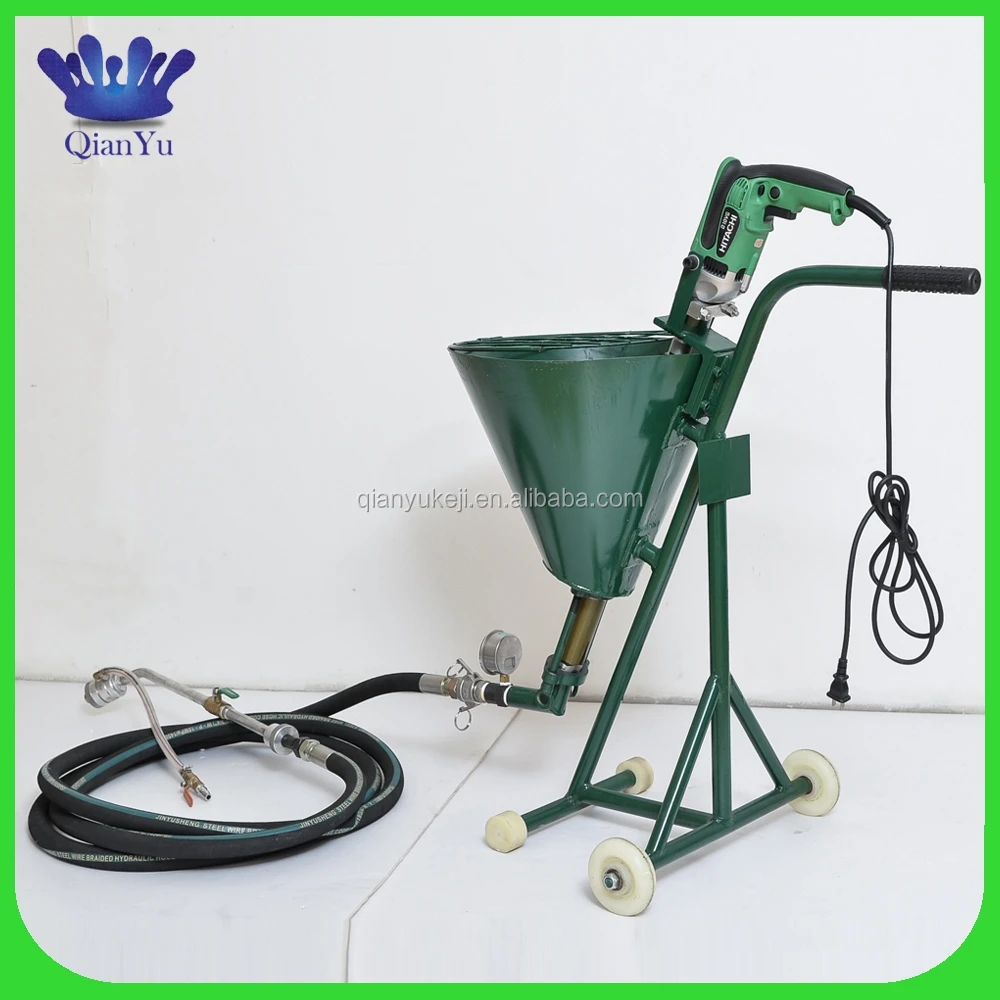Professional cement mortar spraying machine with worm pump