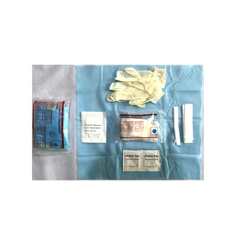 
Sterile Disposable Basic Dressing Pack Wound Dressing Surgical Kit for Hospital 
