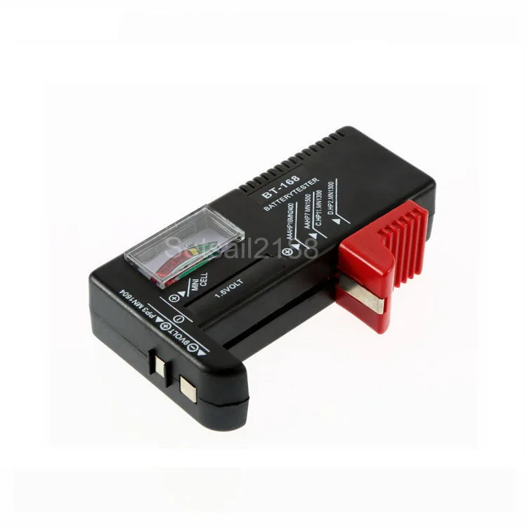 BT-168 BT168 AA AAA C/D 9V 1.5V Universal Button Cell Battery Tester Meter Indicate Volt Tester Checker