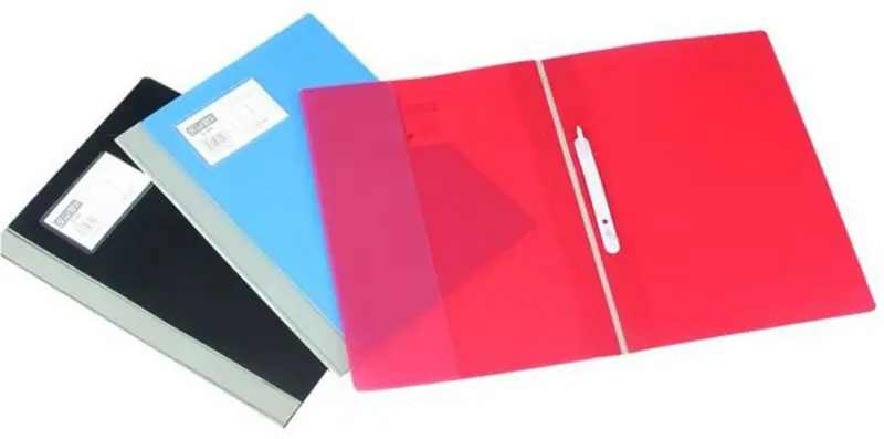 
Office Document File Holder A4 PP Clear Plastic Report File Cover Folder With Fastener 