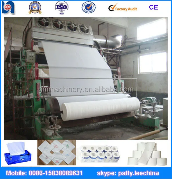 2400/200 high capacity toilet paper jumboo roll face paper production line
