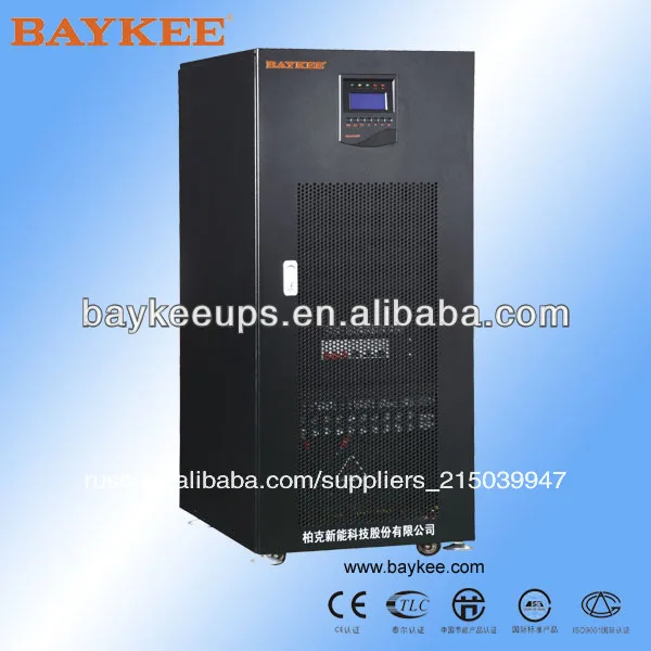baykee low frequency three-phase internet double conversion sine wave ups power supply