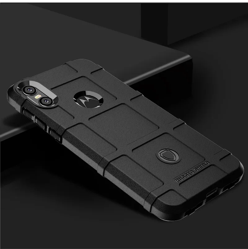 New arrival TPU material thick shield shockproof mobile phone case covers for Moto One Power /P30 Note