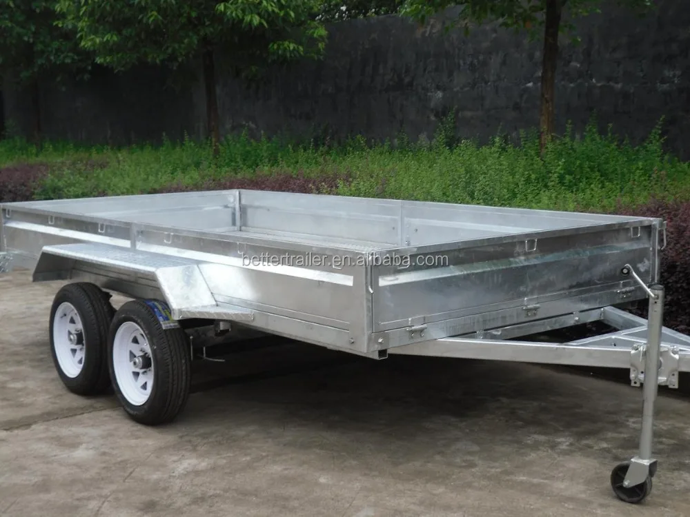 customized 12x5 tandem car race transport trailer