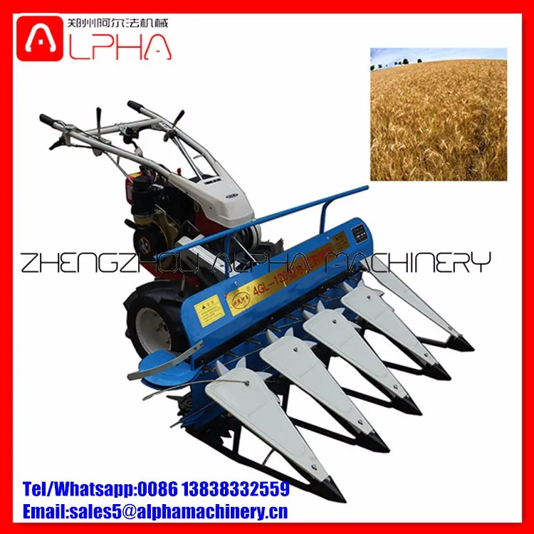 Combine Cheap Mini Manual Wheat Cutter Harvester / Rice Weeder Mini Harvester