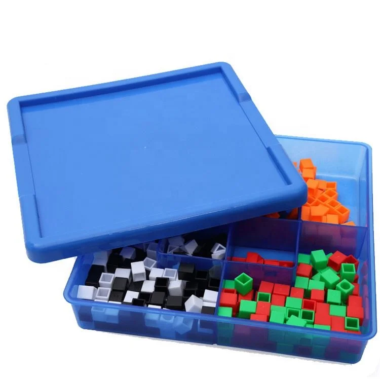New good quality for children intelligence colorful cube block plastic pegboard jigsaw puzzle toy