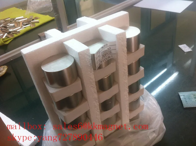 Magnit Neodimovy большой цилиндр постоянного генератора неодимовый N38, N40, N42, N45, N48, N50, N52