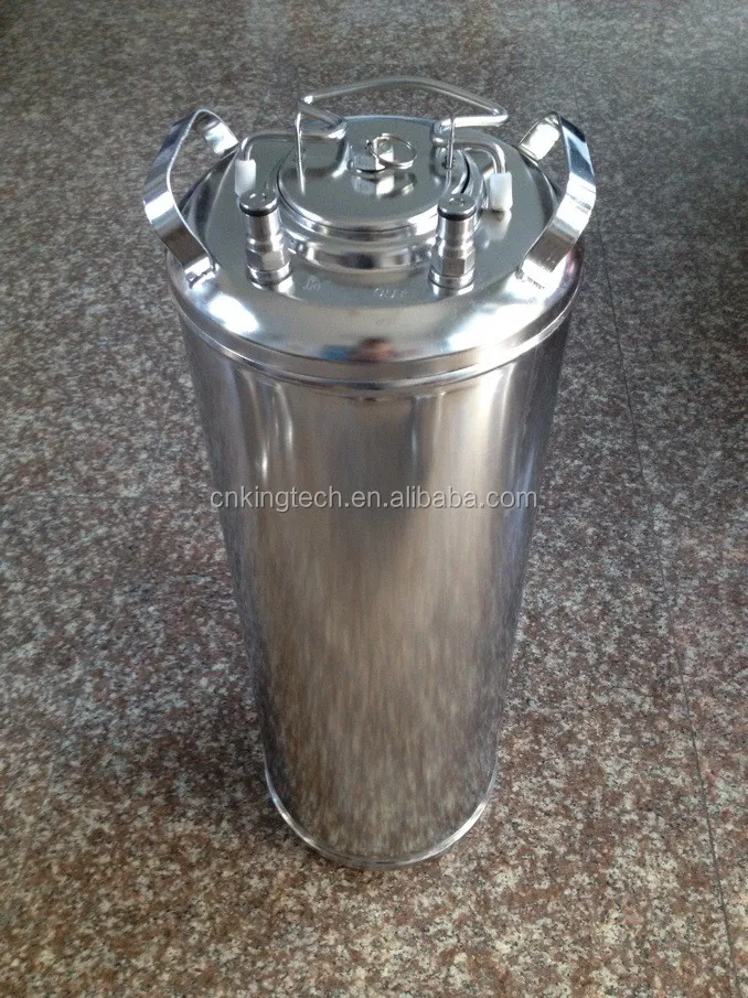 Brand new Stainless Steel 5 Gal Home Brew Ball Lock Beer Keg, With Pressure Relief Valve Lid