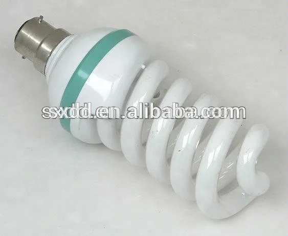 China  supplier product hot sale full spiral AC110/220V PBT 18W 25W 30W energy saving lamp CFL E27 B22 8000HRS