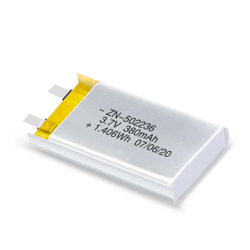KC UL1642 UN38.3 Approved 3.7V 380mah Lithium Polymer 502236 LiPo Battery Lithium Polymer for IP Phone