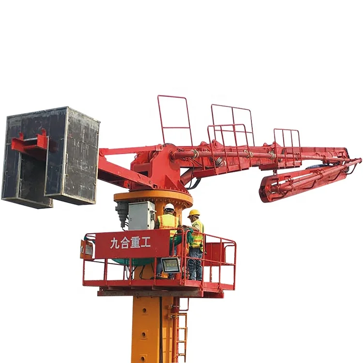 
China JIUHE 32m floor climbing concrete placing boom 