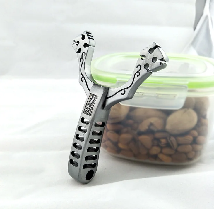 Металлическая резиновая мощная катапульта, складная охотничья Рогатка, наружная Рогатка SP009