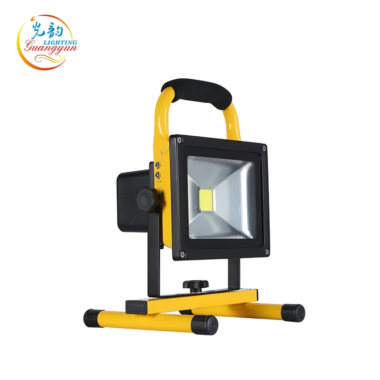 High quality outdoor multi color 12 volt 20w led flood light rechargeable led light