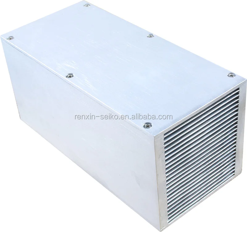 Profiles Heatsink Enclosure Aluminum Heat Sink Case 6063 T5 Extruded Aluminum Silver 55 RX Aluminum Alloy Rectangle Extrusion