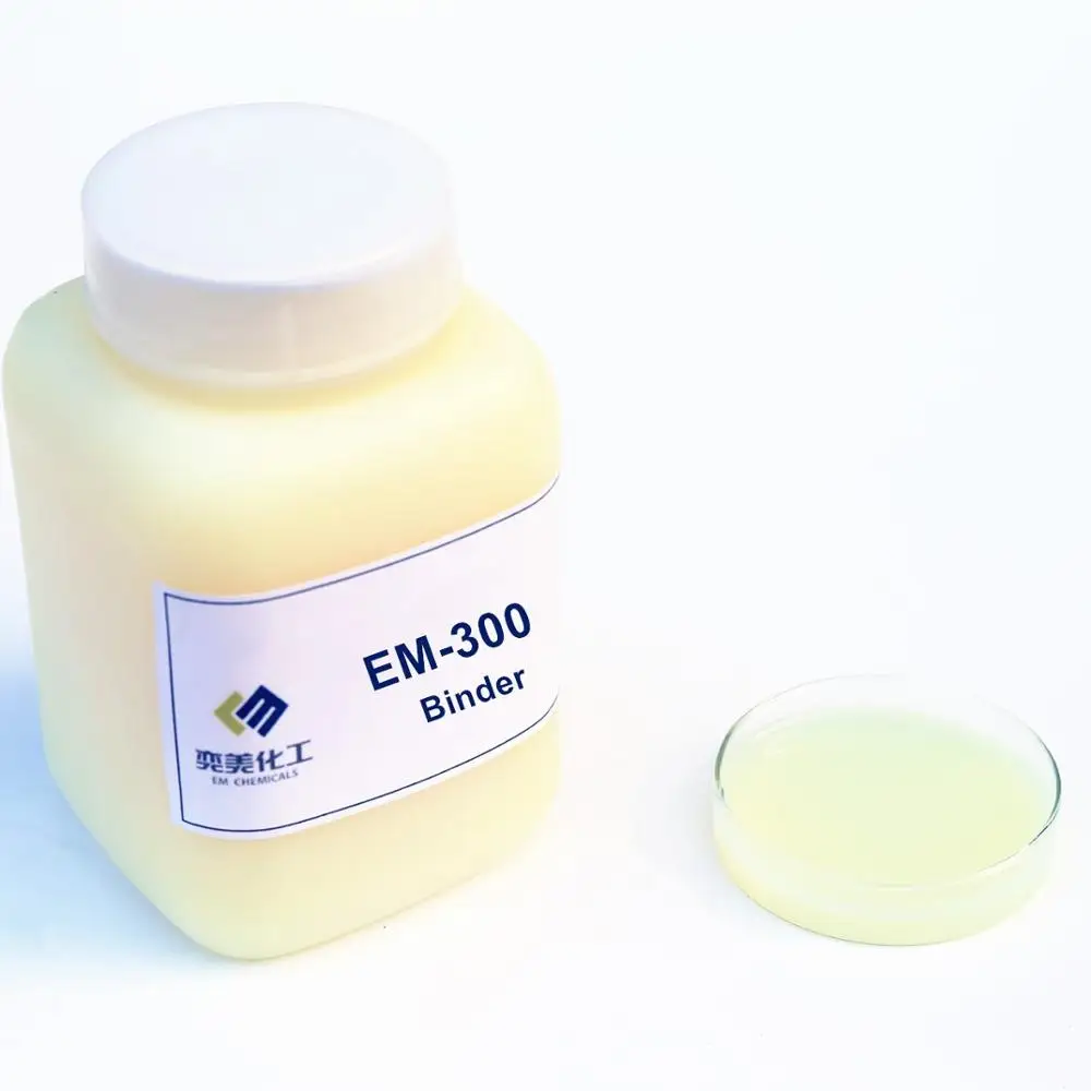 High color fastness acrylic pigment printing binder for textile printing