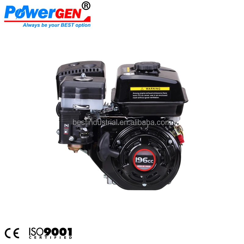 Best Price!!! POWERGEN 196cc Air Cooled Single Cylinder 168F OHV Gasoline Engine GX200 6.5HP
