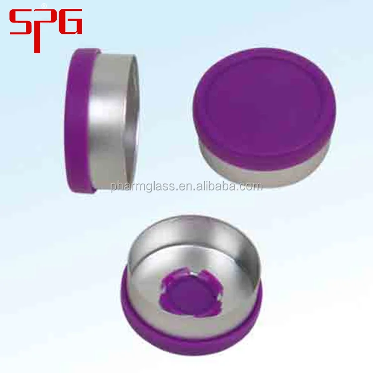 Aluminium plastic multi-cap for rubber stopper sealing