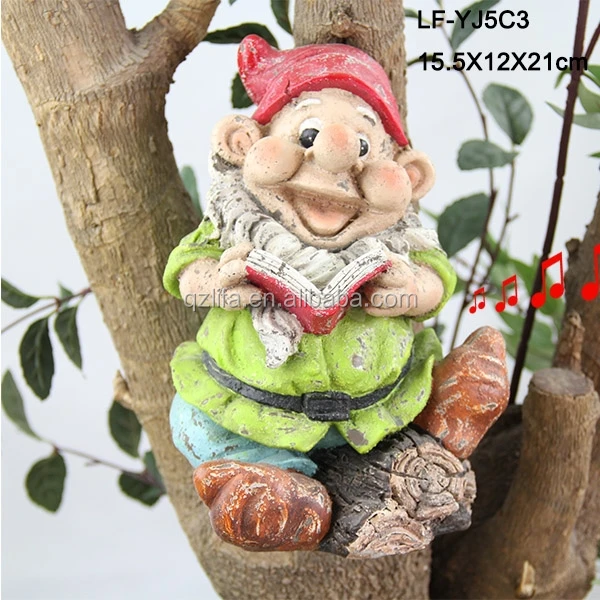 funny garden gnome for sale in resin crafts