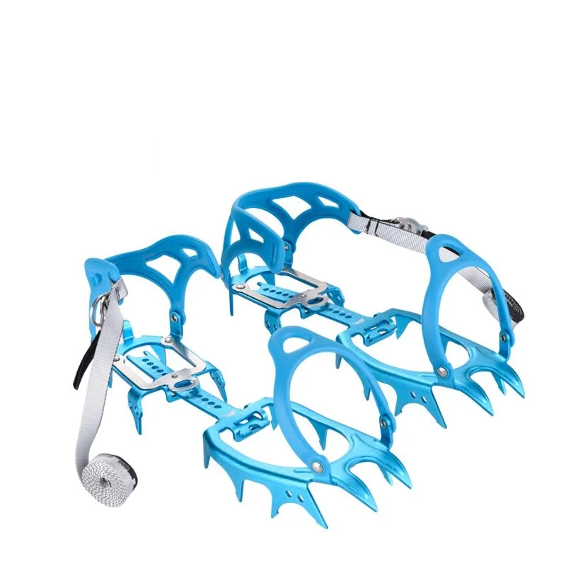 New Fourteen teeth lightweight walking crampons ice grippers mountaineering equipment crampons