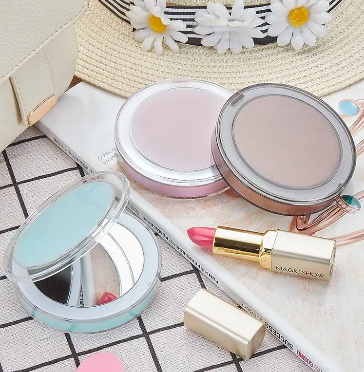 Double Sided Led  Folding Mirror Portable Light Pocket Makeup LED Makeup Mirror  For Lady Led Travel Cosmetic Mirror