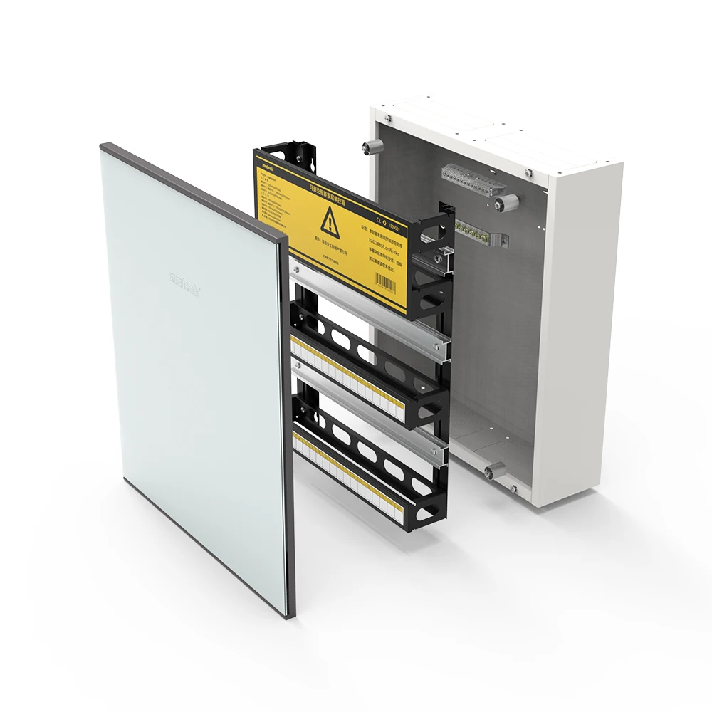 New design large power Distribution Box 56P 72P smart home mcb metal electronic enclosure