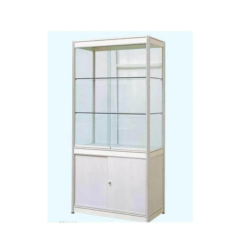 New glass model shoe store display cabinet/ jade showcase