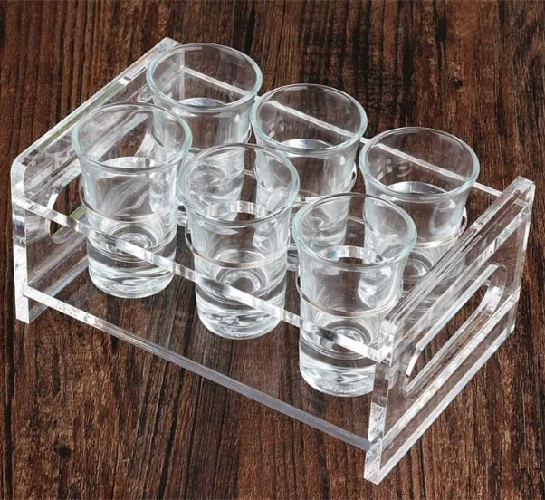 
Manufacture acrylic bar glass holder,plexiglass drinking cup stand 