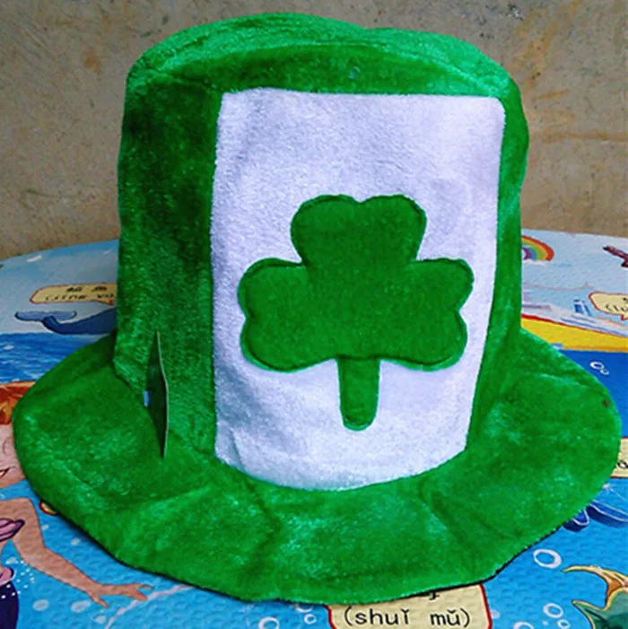 2016 Free shipping Irish Festival Mardi Gras hat St Patrick s Day party hat decorated dance