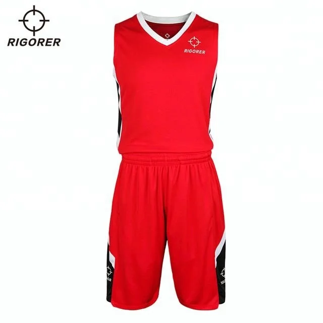 Rigorer red and black basketball jerseys camouflage basketball uniforms colleg basketball uniform designs