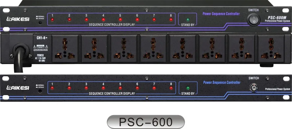 PSC-600 sequence controller power sequencer 8 channel