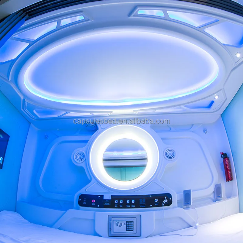 Japanese luxury electric capsule hotel bed, sleep box, sleep pod