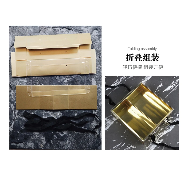 Wholesale simple fashion waterproof paper bouquet decoration soap flower gift box