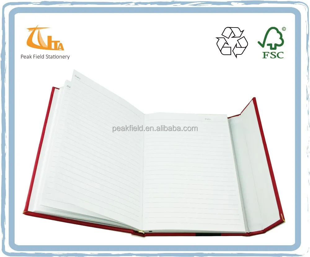 High quality Custom made Peronalised A5 PU Leather Bound Travel Journal with Magnetic Closure