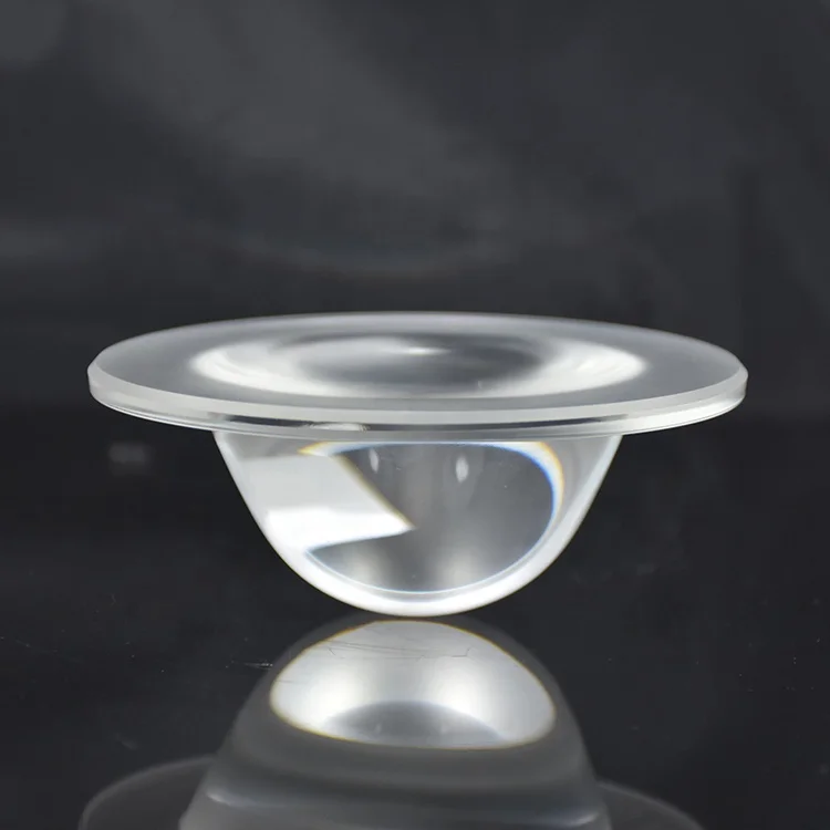 Factory wholesale custom magnifying optical COB LED street light glass plano-convex lens for CREE CXB3590