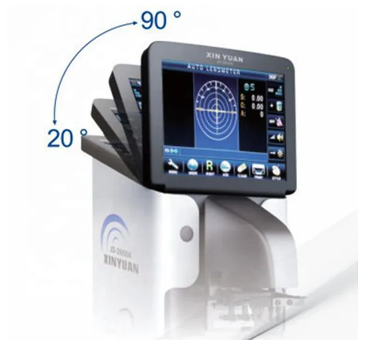 JD-2600A Digital Auto Lens Meter Lensmeter Lensometer Focimeter 7' colorful Touch Screen PD UV Printer