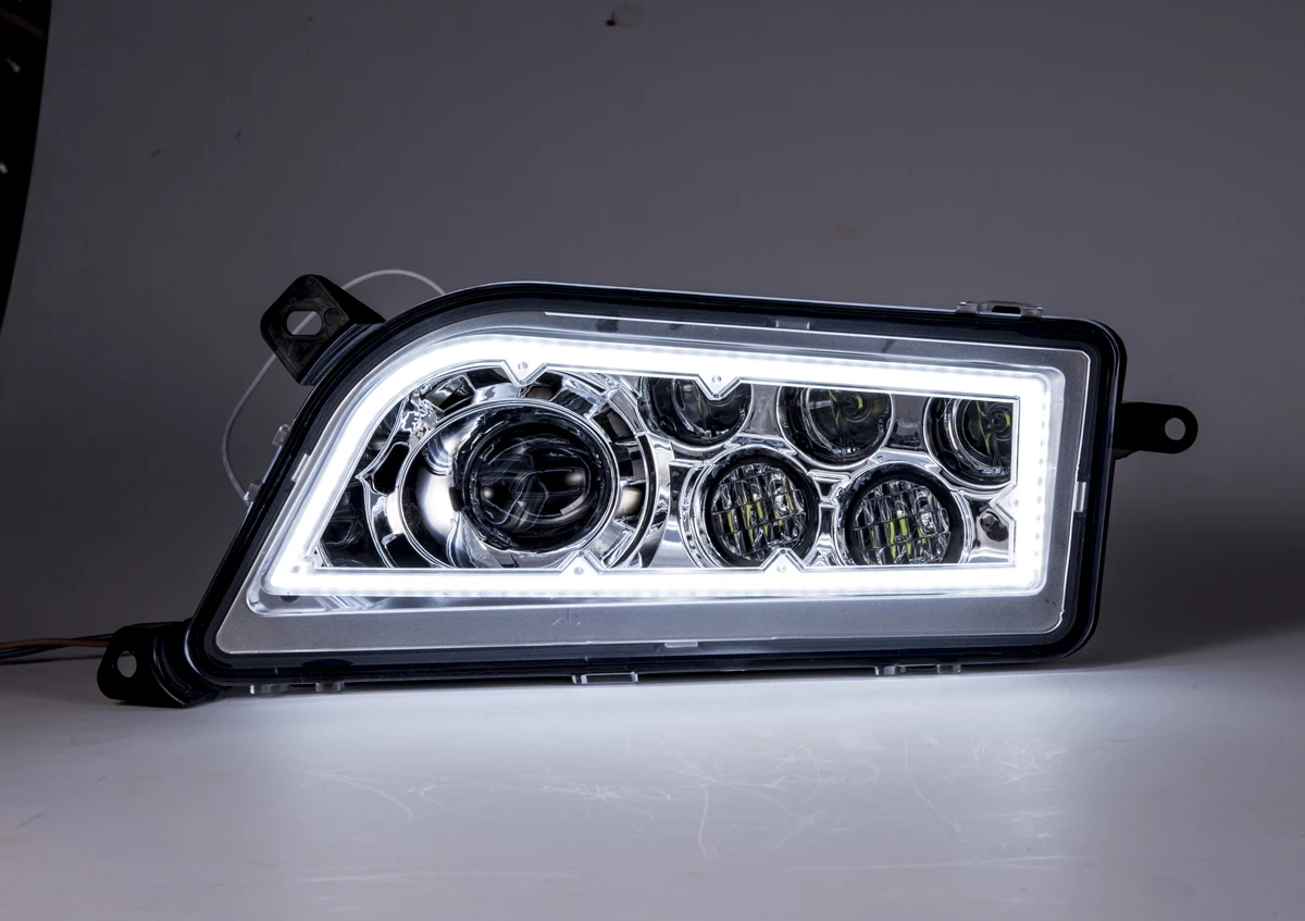ATV Угловые глаза синий зуб контролируемый ATV RGB светодиодная фара для RZR 1000 Polaris