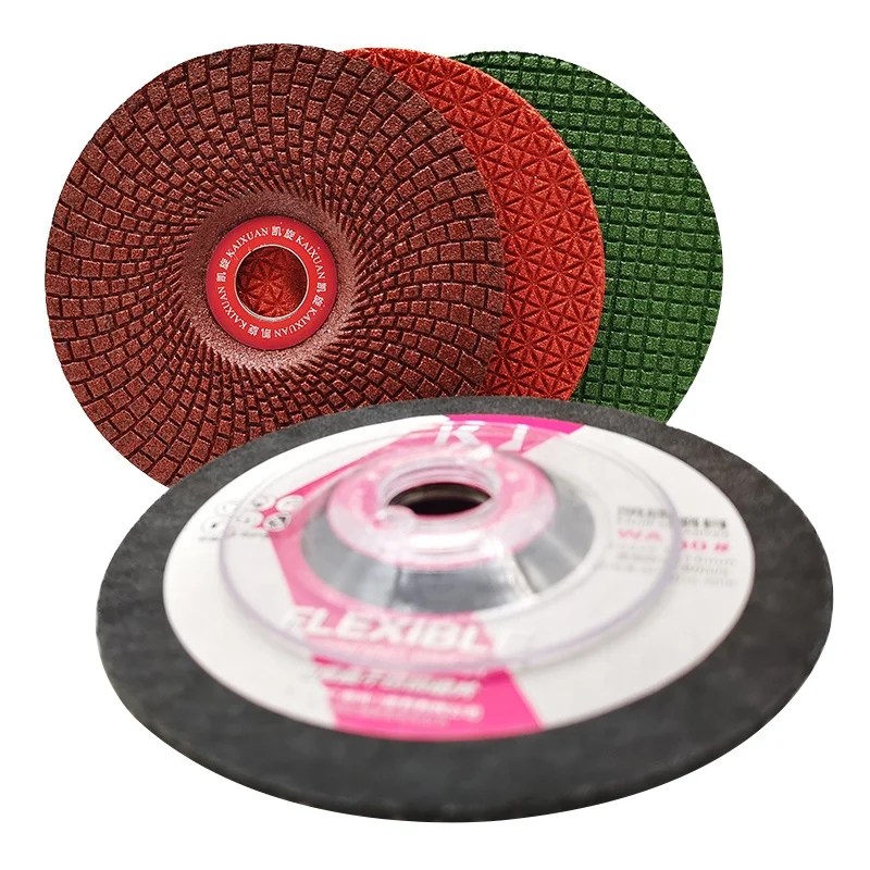 soft grinding wheels,125mm flexible grinding disc ,metal grinding