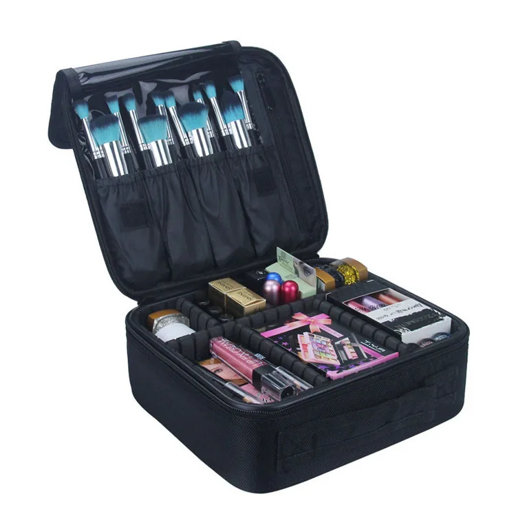 Professional makeup bag single shoulder cosmetic bag ladies makeup bags factory customized