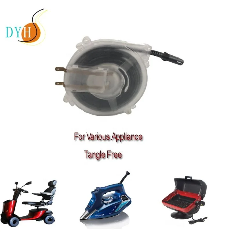 2M power cord mini retractable winding cable reel