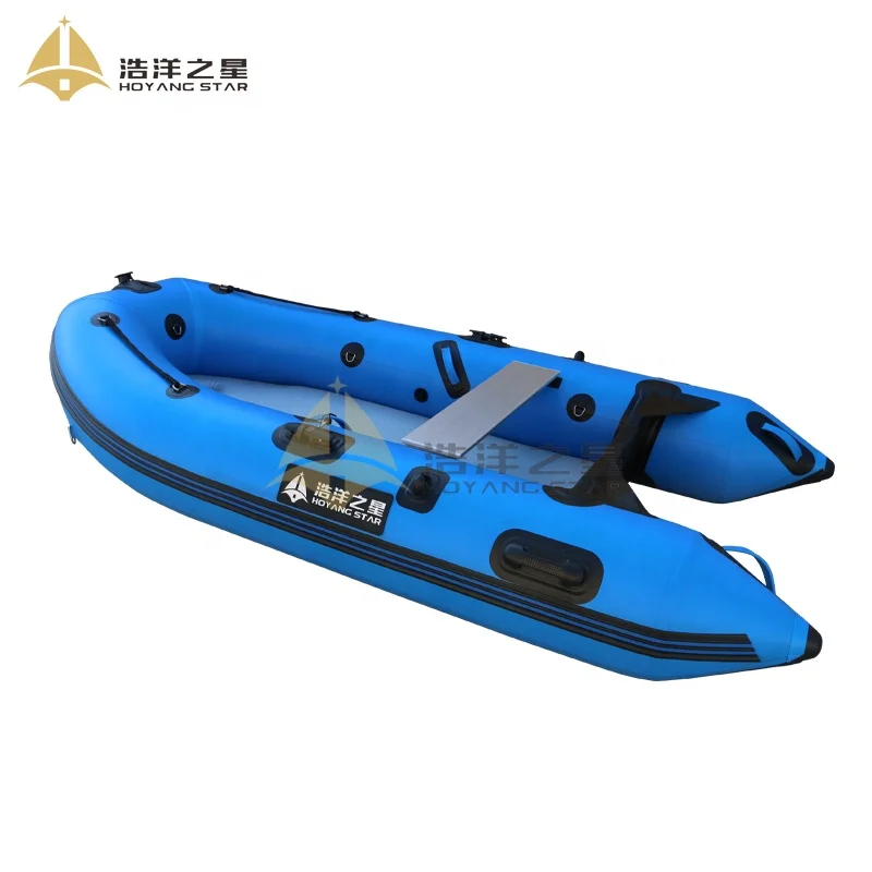 HYPALON or PVC rubber boat inflatable air deck floor boat
