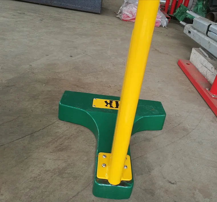 Indoor Outdoor Moveable Portable Steel BWF APPROVED badminton net post for match