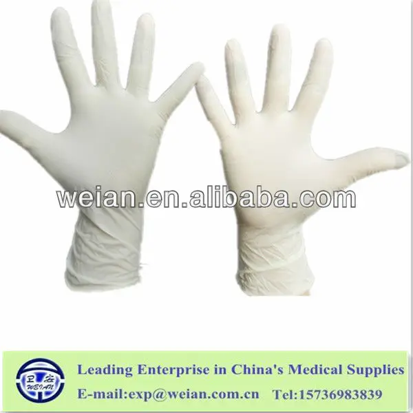 
medical grade latex gloves for examination manufacturer 