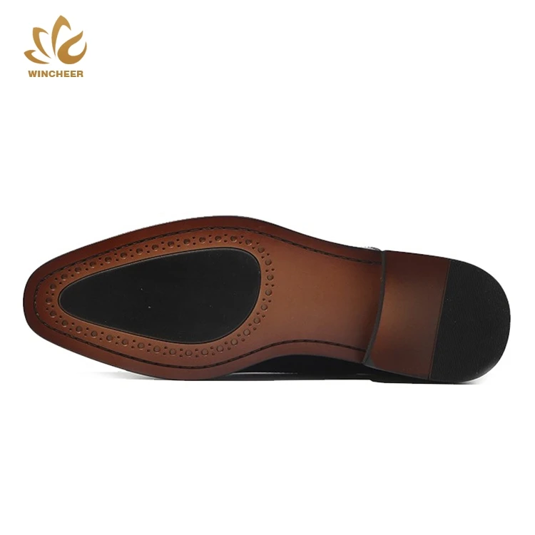 Cheap Price Lace-Up Handmade Leather Pointed Shoes Man Dress Shoe for Men