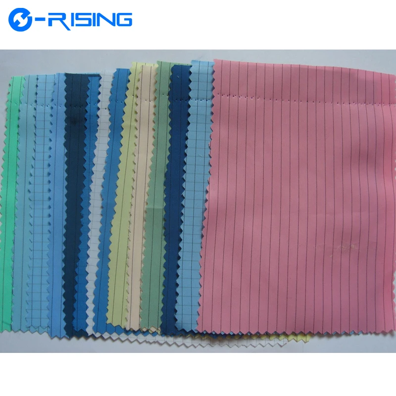 
Grid Stripe Anti static Knitted Clothing ESD Fabric Hot Sale Cleanroom 5mm Polar Fleece Fabric 100% Polyester Woven Printed Rohs  (60762900636)