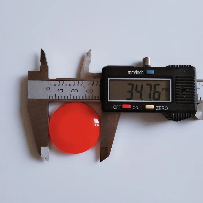 custom mini led round shape light with plastic shell for helmet decoration