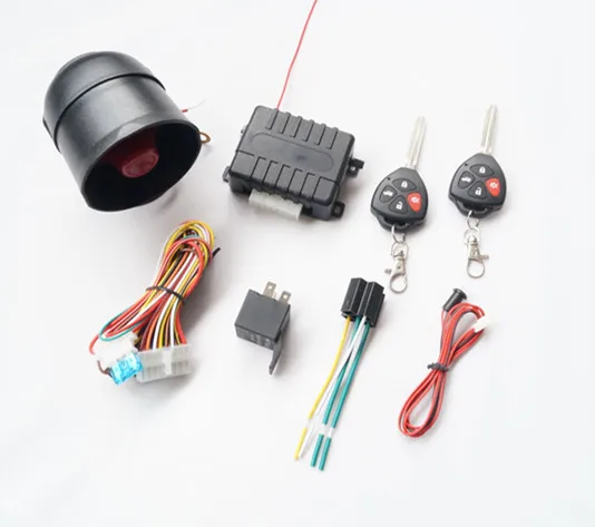one way car alarm system security with Side door and Trunk +/- optional