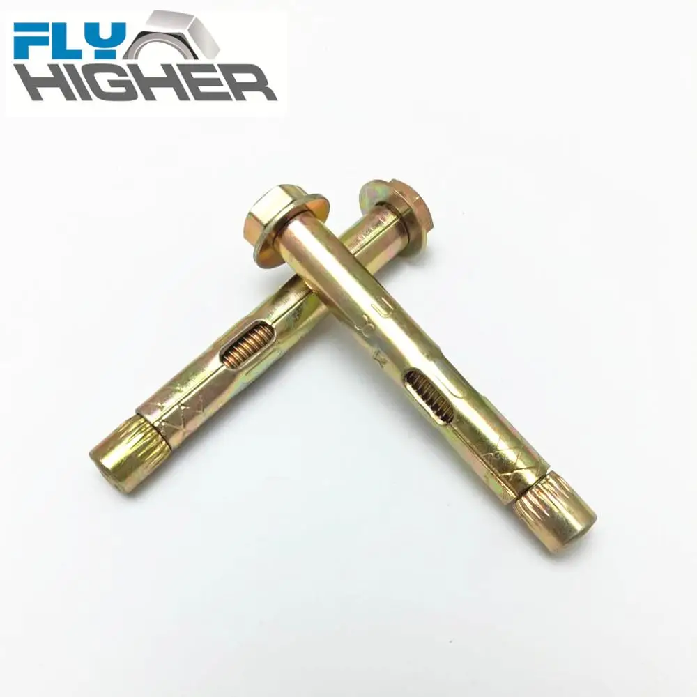 M6 sleeve anchor bolt with hex flange nut