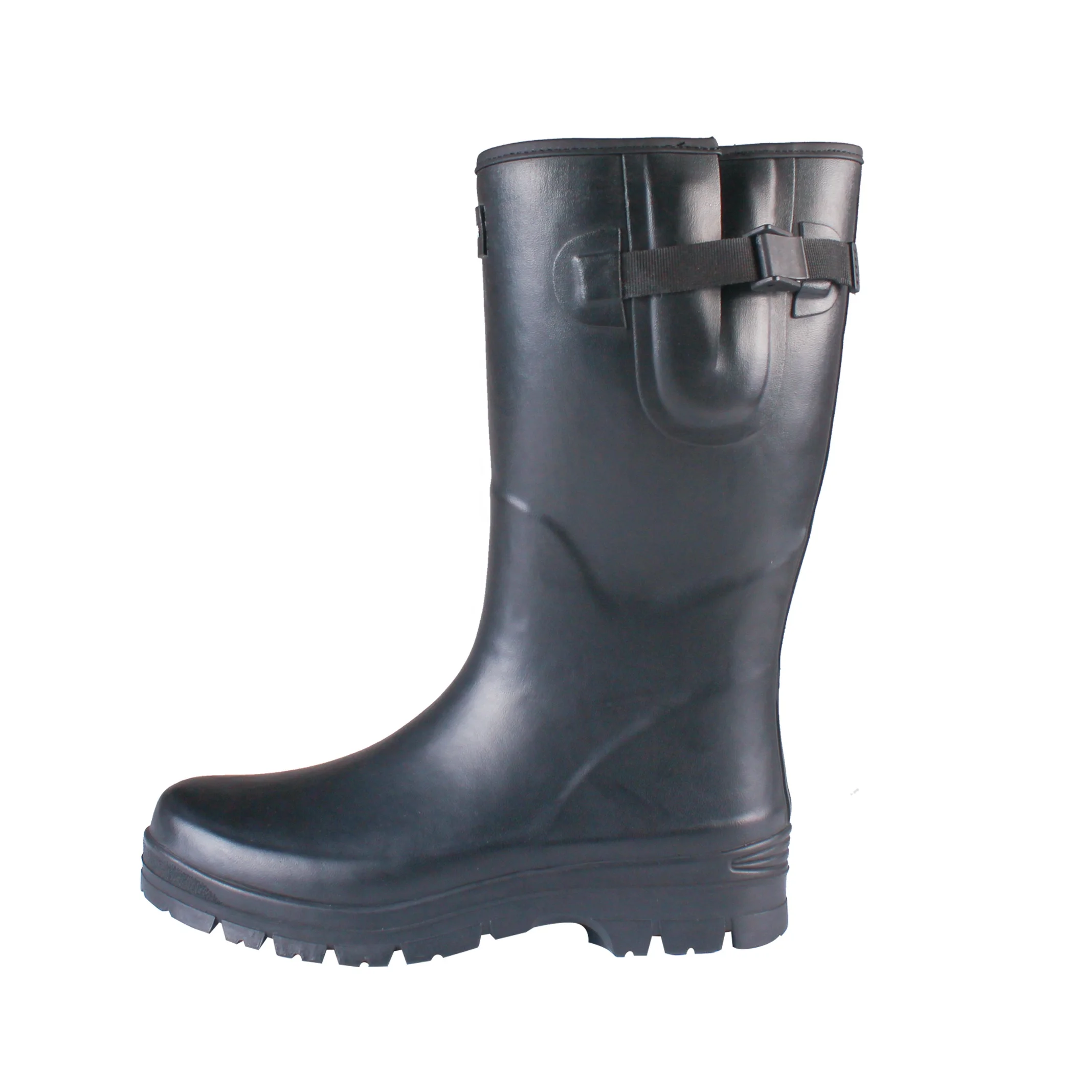 Высококачественные и дешевые черные защитные рабочие сапоги для мужчин, стальные наколенники