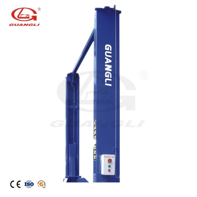 
Clear floor 2 post car hoist for workshop 